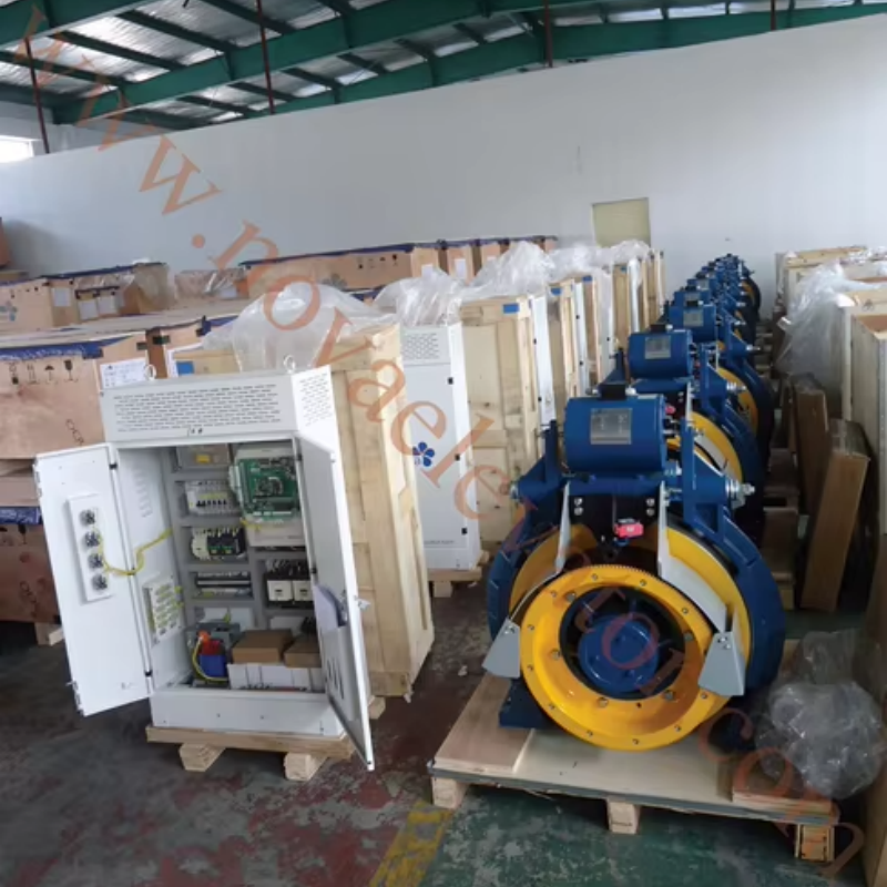 Lift Lift VTSP208 Menggunakan Mesin Traksi 1000KG Motor Tanpa Roda