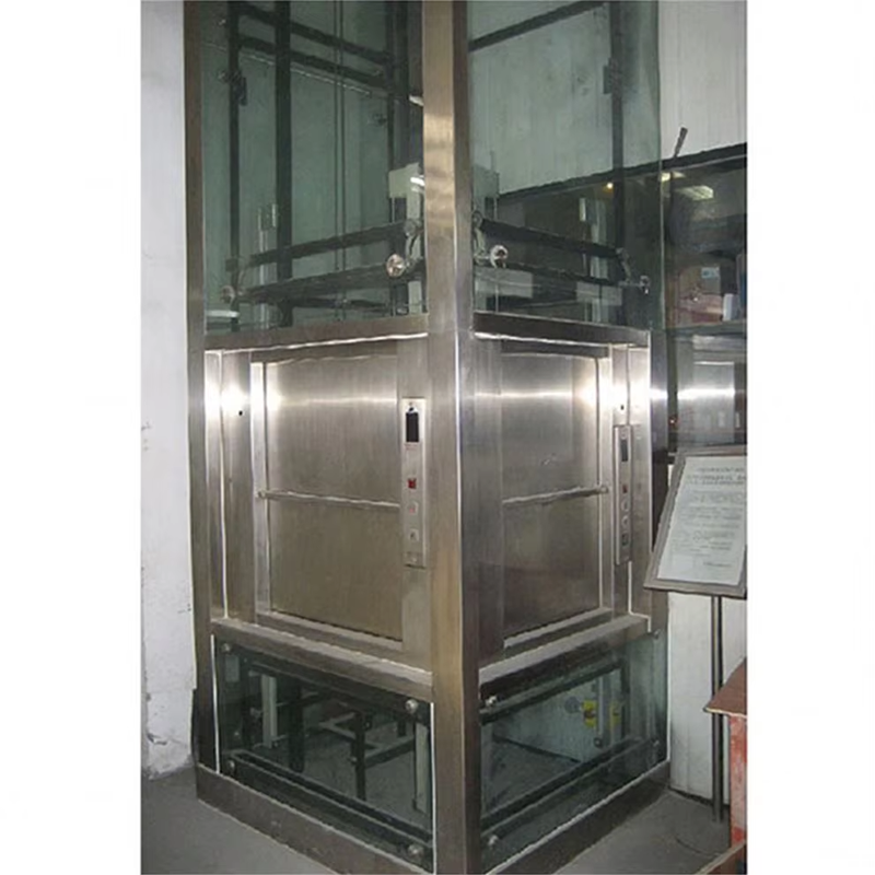 VTEF105 Ascensores Elevadores Vertical Dumbwaiter Lift untuk Penggunaan Restoran dan Kantin