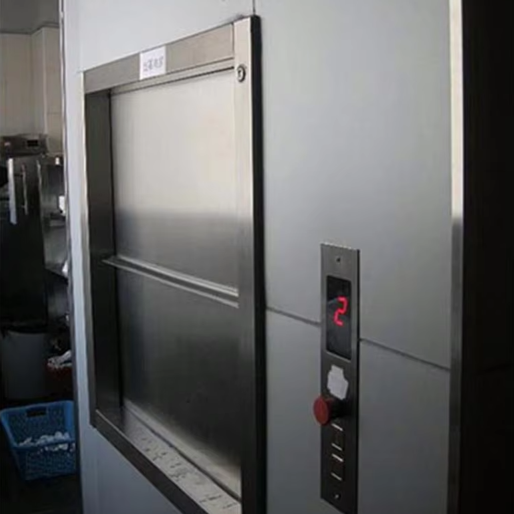 VTEF105 Ascensores Elevadores Vertical Dumbwaiter Lift untuk Penggunaan Restoran dan Kantin