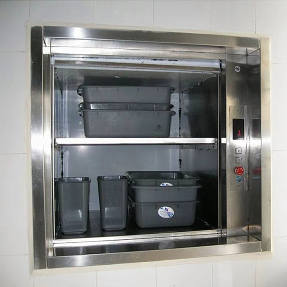 VTEF107 Ascensores Elevadores Lift Makanan Otomatis dengan Panel Kontrol Komputer Mikro