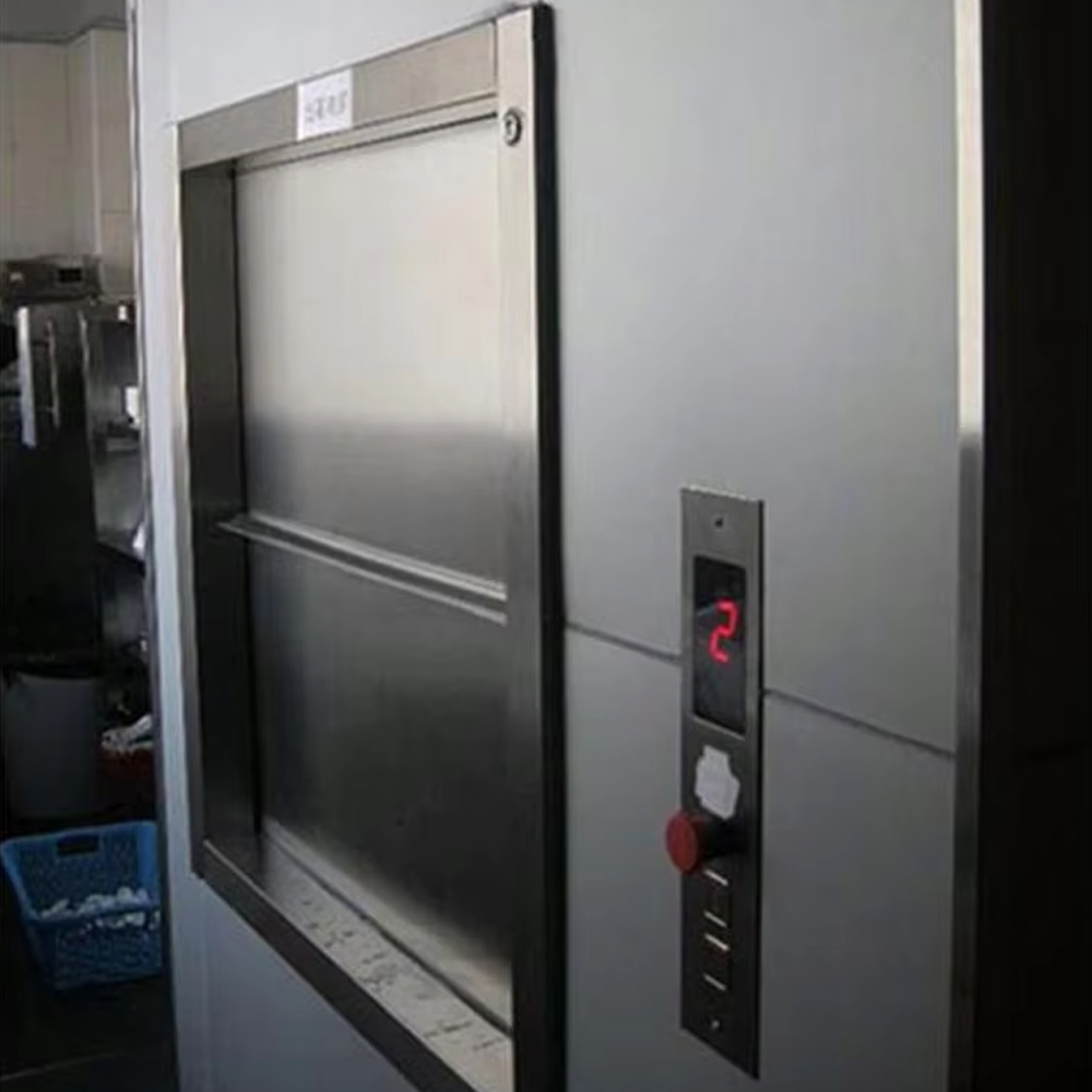 VTEF107 Ascensores Elevadores Lift Makanan Otomatis dengan Panel Kontrol Komputer Mikro