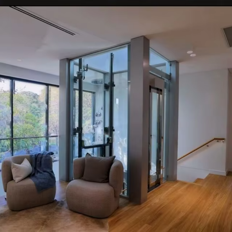 VTEV108 Ascensores Elevadores Lift Villa yang Aman dan Andal untuk Pemasangan Rumah Keluarga