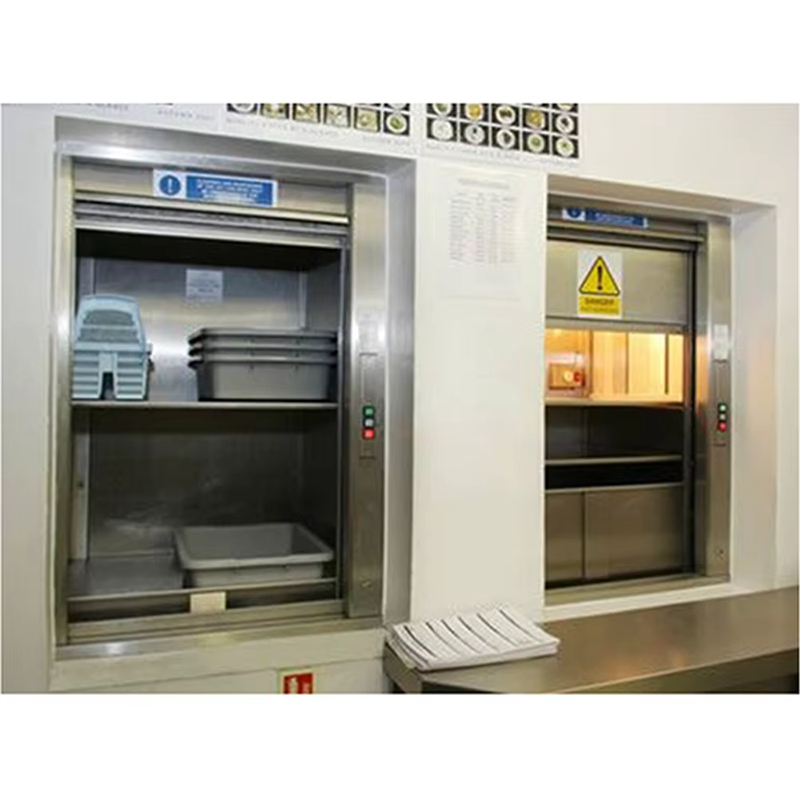 VTEF101 Ascensores Elevadores Compact Dumbwaiter Food Lift untuk Dapur Komersial