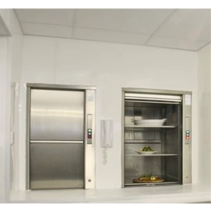 VTEF102 Ascensores Elevadores Dumbwaiter Makanan Ringkas dengan Pengoperasian yang Halus dan Tenang