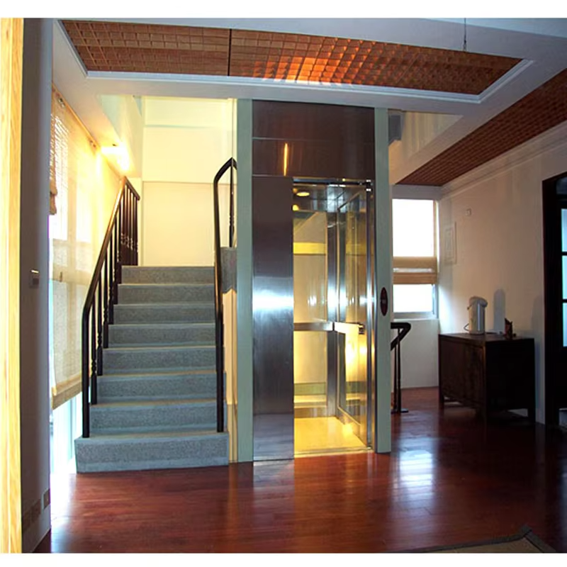 VTEV103 Ascensores Elevadores Smart Control Villa Lift untuk Transportasi Rumah yang Nyaman