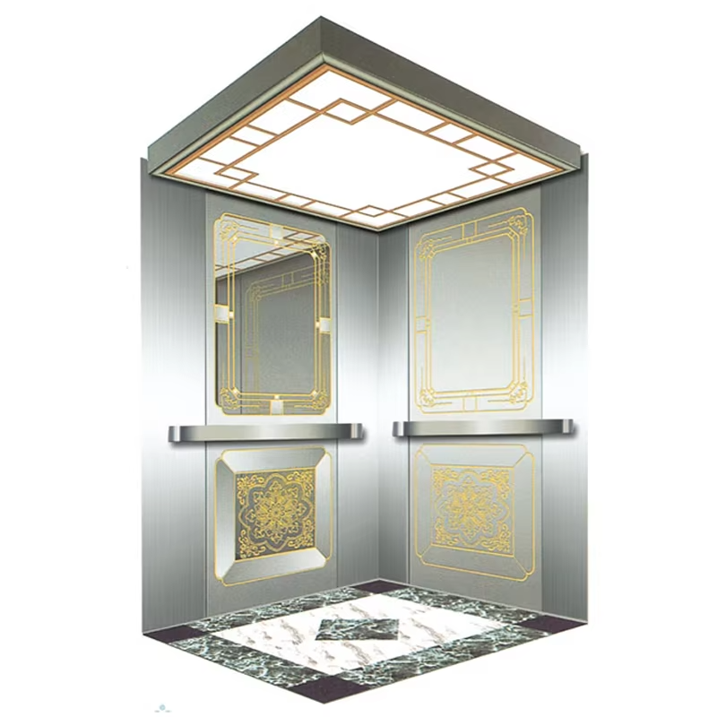VTEP102 Elevadores Ascensores Lift Penumpang Sangat Tenang untuk Perjalanan Mulus Rumah Sakit dan Klinik