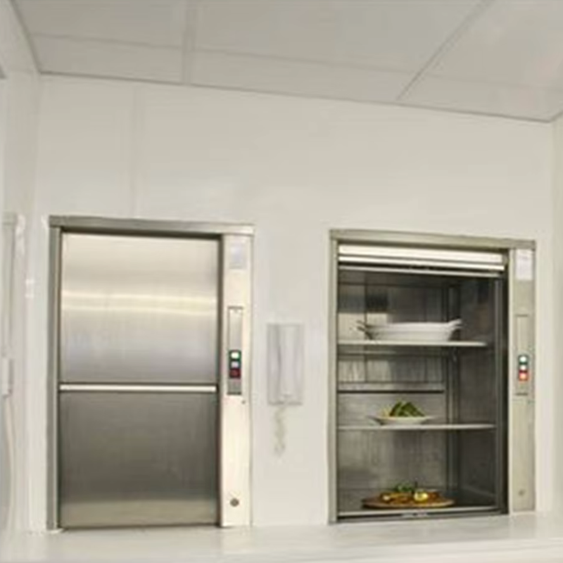 VTEF104 Ascensores Elevadores Lift Makanan Dapur Ringkas dengan Pengoperasian Senyap
