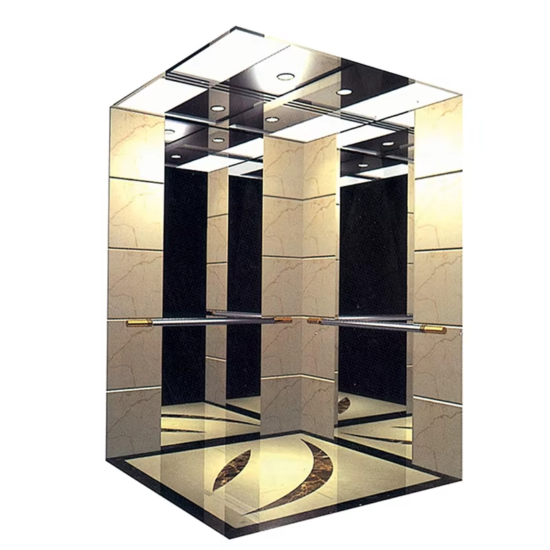 VTEP103 Elevadores Ascensores Lift Penumpang Elegan untuk Apartemen Mewah Tingkatkan Ruang Hidup Anda