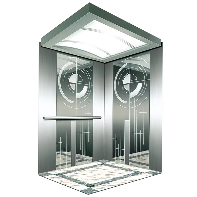 VTEP103 Elevadores Ascensores Lift Penumpang Elegan untuk Apartemen Mewah Tingkatkan Ruang Hidup Anda