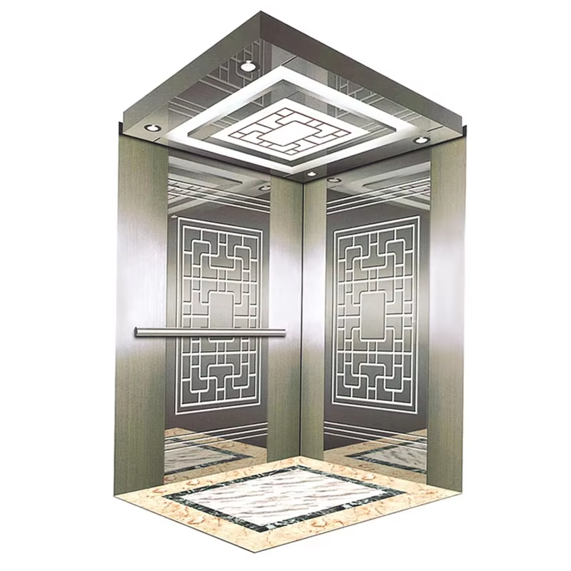 VTEP103 Elevadores Ascensores Lift Penumpang Elegan untuk Apartemen Mewah Tingkatkan Ruang Hidup Anda