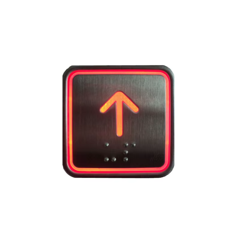 VTSP 347 Tombol Panggilan Mobil Lift Tombol Panggilan LOP Angkat dengan Braille