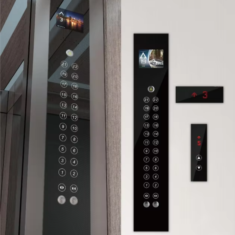 VTSP332 Bagian Lift Tombol Tekan Persegi Dengan Lampu LED