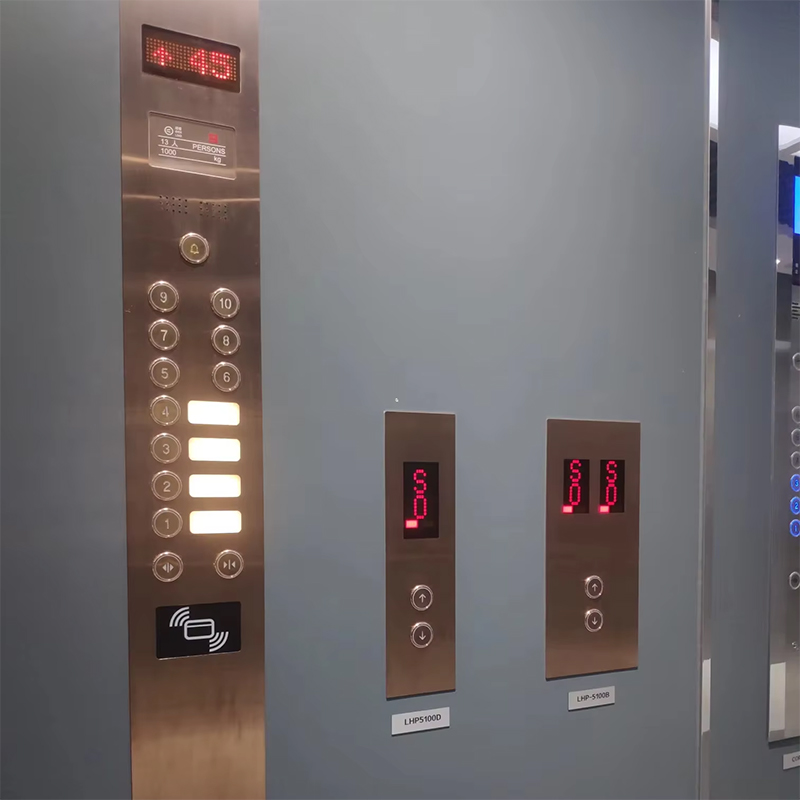 VTSP333 Polisi dan Lop Layar Sentuh Terpasang di Dinding Lift Stainless Steel Modern