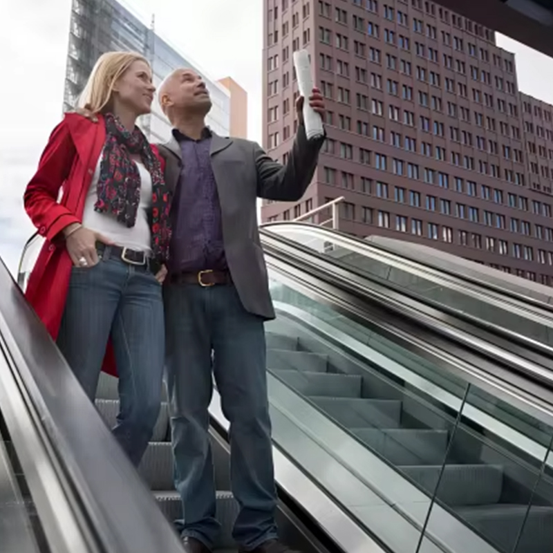 VTES102 0.5m_s Speed ​​Elevator Outdoor Escalator dan Moving Walks untuk Harga Pabrik