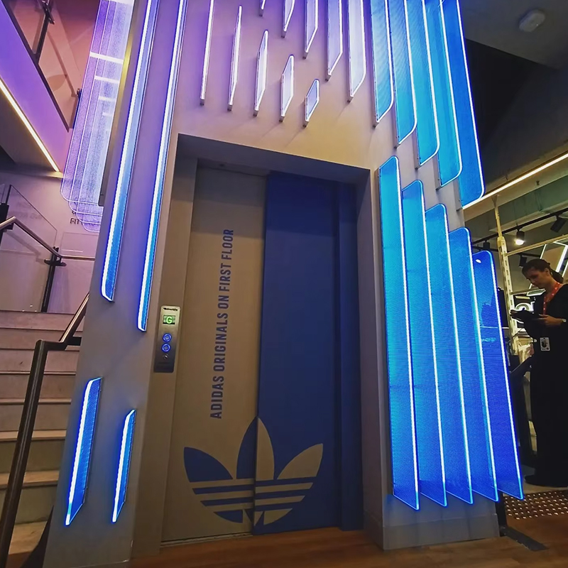 VTEP119 Ascensores Lift Penumpang AC Tanpa Roda untuk Gedung Bertingkat Baja Tahan Karat Bersertifikat ISO9001 Pemasangan Mudah