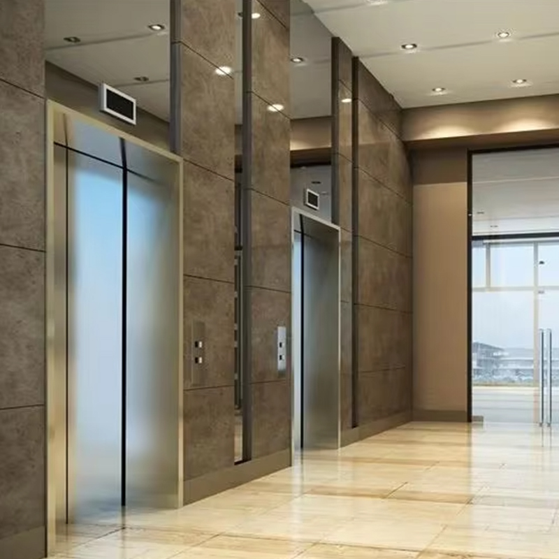 VTEP120 Residential Villa Penumpang Lift Kaca Panorama Keamanan Konstruksi Stainless Steel Memiliki Kapasitas Besar