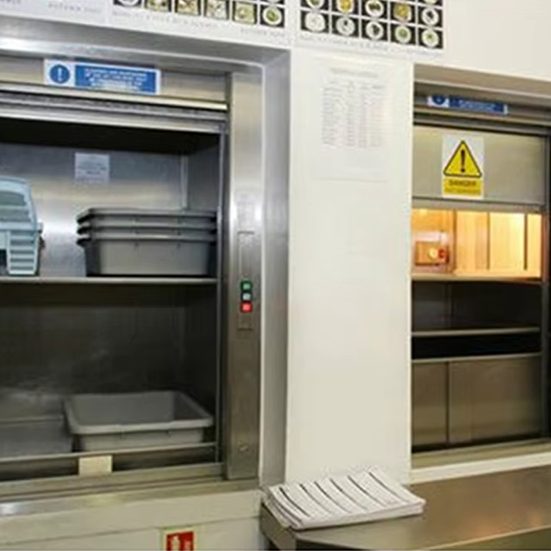 VTEF116 Ascensores Elevadores Restoran Pengiriman Makanan Dumbwaiter dengan Kunci Pintu Pengaman