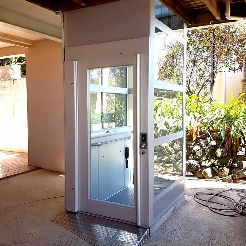 VTEP124 Produsen Lift Penumpang Modern Merek Cina Hotel Angkat Kinerja Tinggi Menggunakan Penggerak AC Stainless Steel Lantai PVC