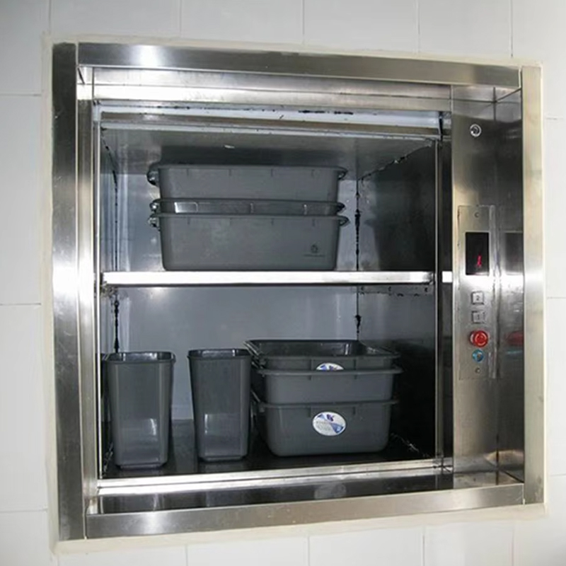 VTEF112 Ascensores Elevadores Lift Makanan Dumbwaiter Kecil untuk Layanan Dapur Restoran