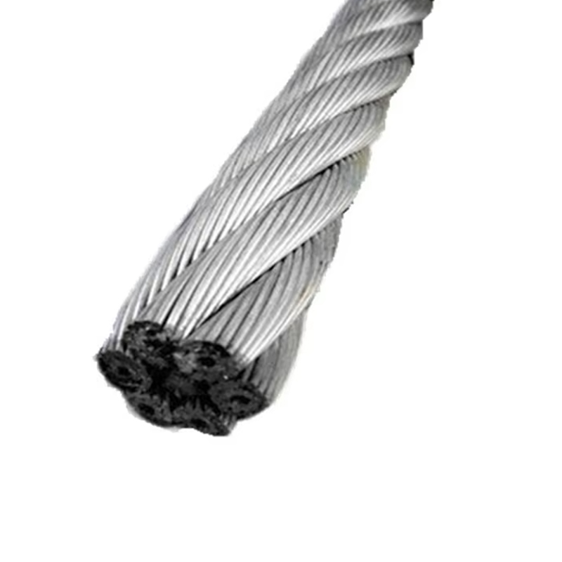 VTSP263 Pabrik Cina 11mm Kekuatan Tarik Tinggi Tali Kawat Baja Lift Stainless Galvanis Tahan Panas