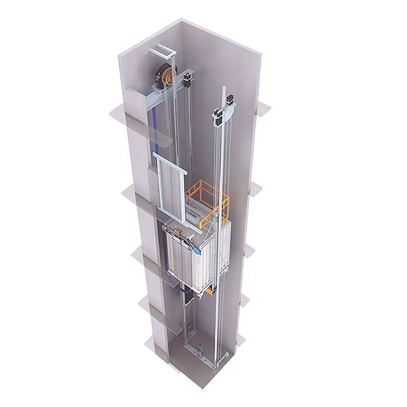 Kabin Lift Penumpang VTSP130 untuk Hotel dengan Konstruksi Baja Tahan Karat Trim LED Langit-langit Dekoratif Garansi 1 Tahun