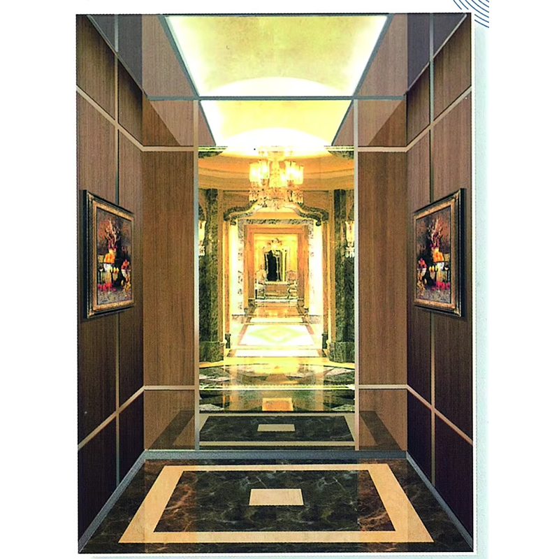 VTSP132 Bagian Lift Desain Modern Kabin Lift Stainless Steel Ukuran Khusus untuk Proyek Perumahan & Komersial