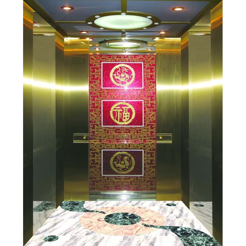 VTSP132 Bagian Lift Desain Modern Kabin Lift Stainless Steel Ukuran Khusus untuk Proyek Perumahan & Komersial