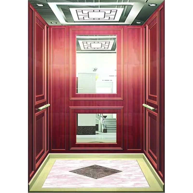 Kabin Lift Hotel Mewah VTSP133 dengan Desain Kontemporer Stainless Steel Premium Warna Disesuaikan Garansi 1 Tahun