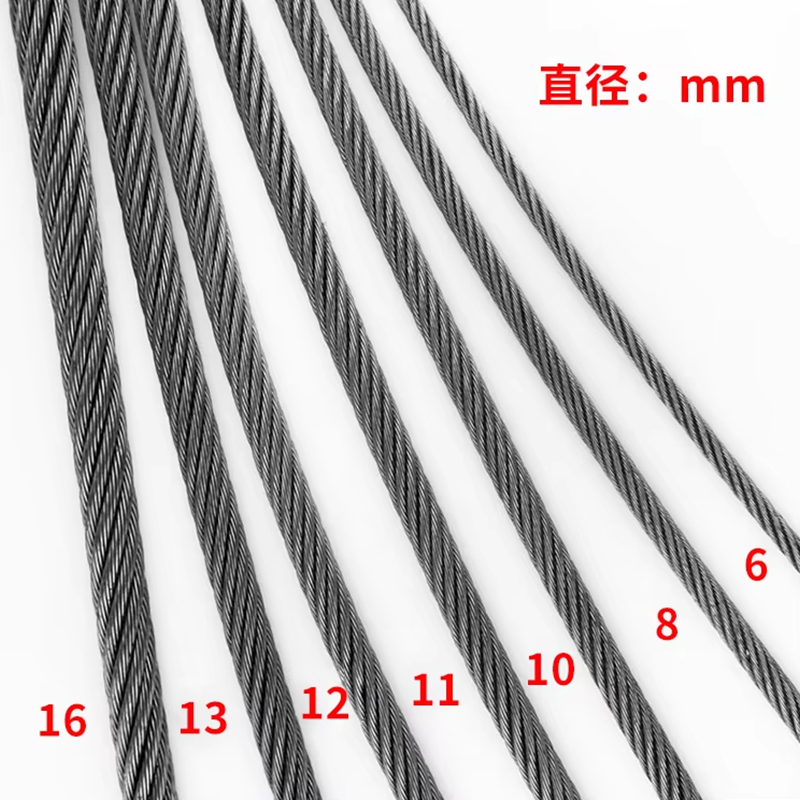 VTSP268 Pabrik Diproduksi Harga Terbaik Tali Baja Lift 6-22mm