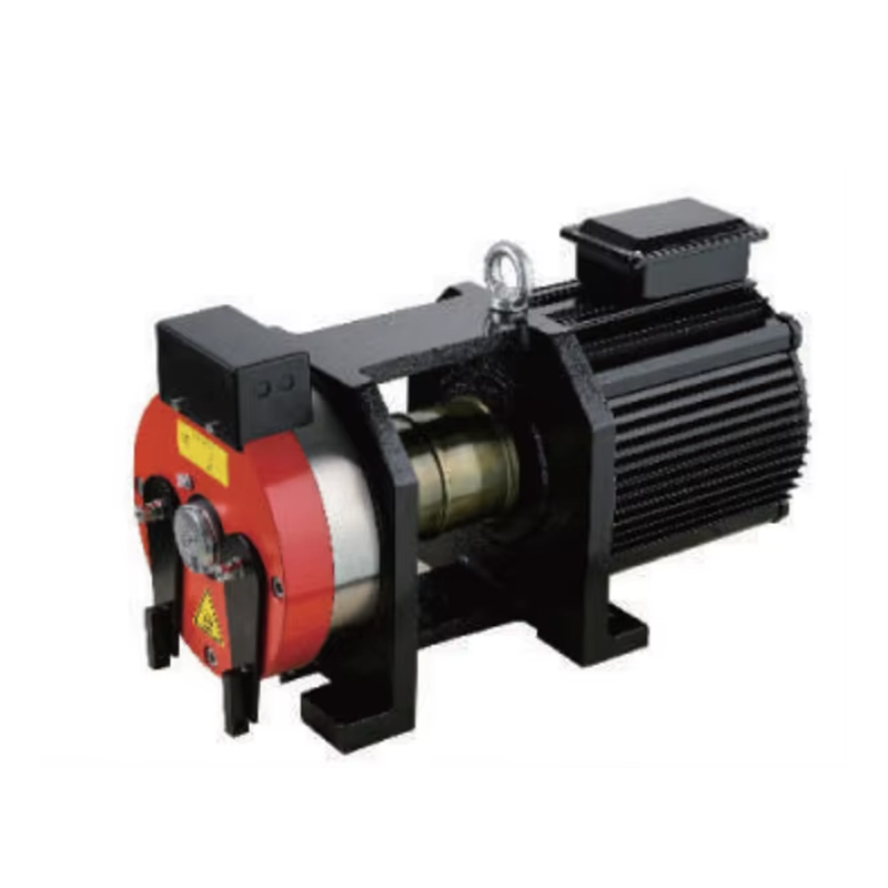 VTSP253 Montanari Mesin Traksi Gearless Modern MCG200 Apartemen Menggunakan Suku Cadang Lift Motor Pengangkat 800-1350KGS Mesin Motor