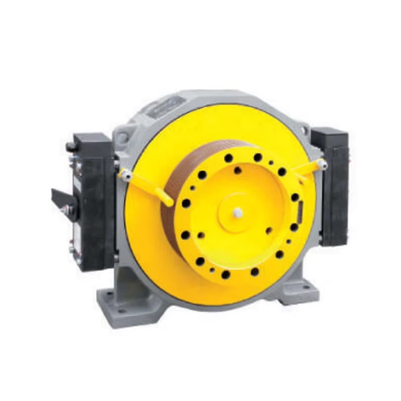 Mesin Traksi Gearless Montanari VTSP237 MCG150 Motor Angkat Mesin Motor 630-800KGS