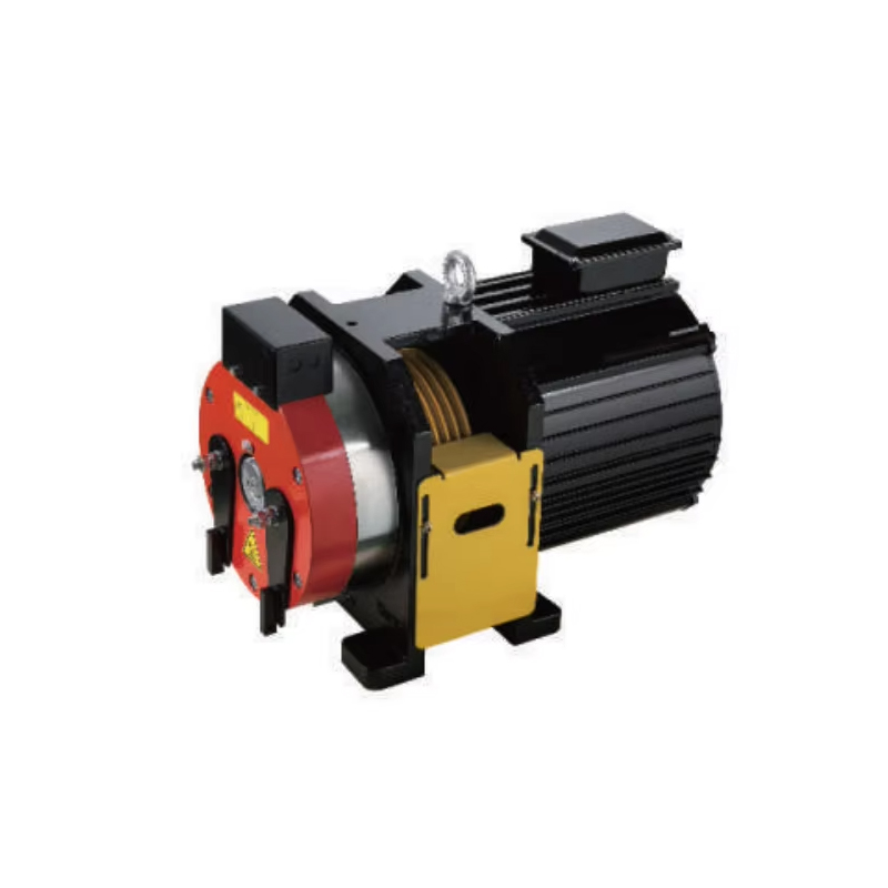 Mesin Traksi Gearless Montanari VTSP237 MCG150 Motor Angkat Mesin Motor 630-800KGS