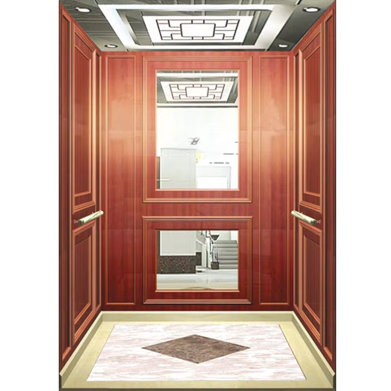 VTSP128 Suku Cadang & Aksesori Lift Kabin Lift Observasi Premium dengan Dinding Kaca Penuh