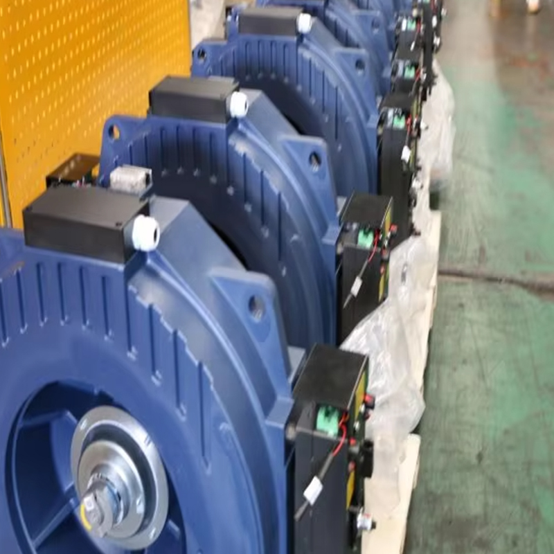 VTSP239 Suku Cadang Lift Angkat Kecil Motor Mesin Traksi Gearless Tanpa Ruangan