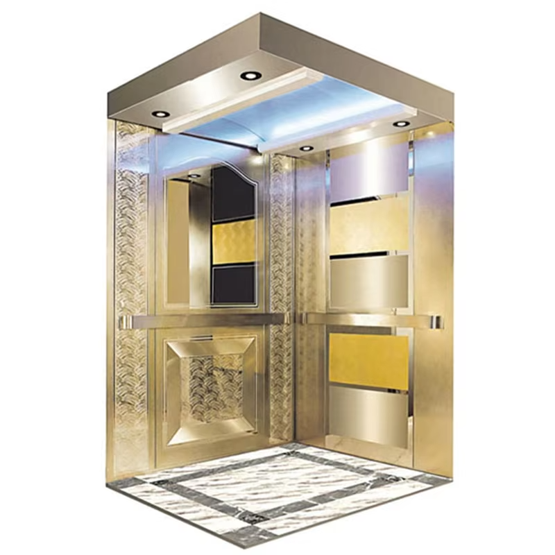 VTSP137 Suku Cadang & Aksesori Lift Kabin Lift Stainless Steel Modern untuk Bangunan Komersial