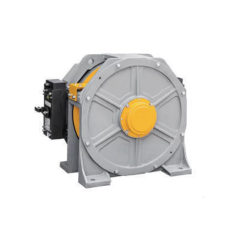 VTSP240 Lift Mesin Traksi Gearless Sinkron Magnet Permanen untuk Lift