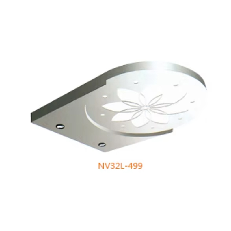 VTSP138 Bagian Modernisasi Lift Langit-langit Lift yang Disesuaikan Lampu LED Cermin Langit-langit Angkat Baja Tahan Karat