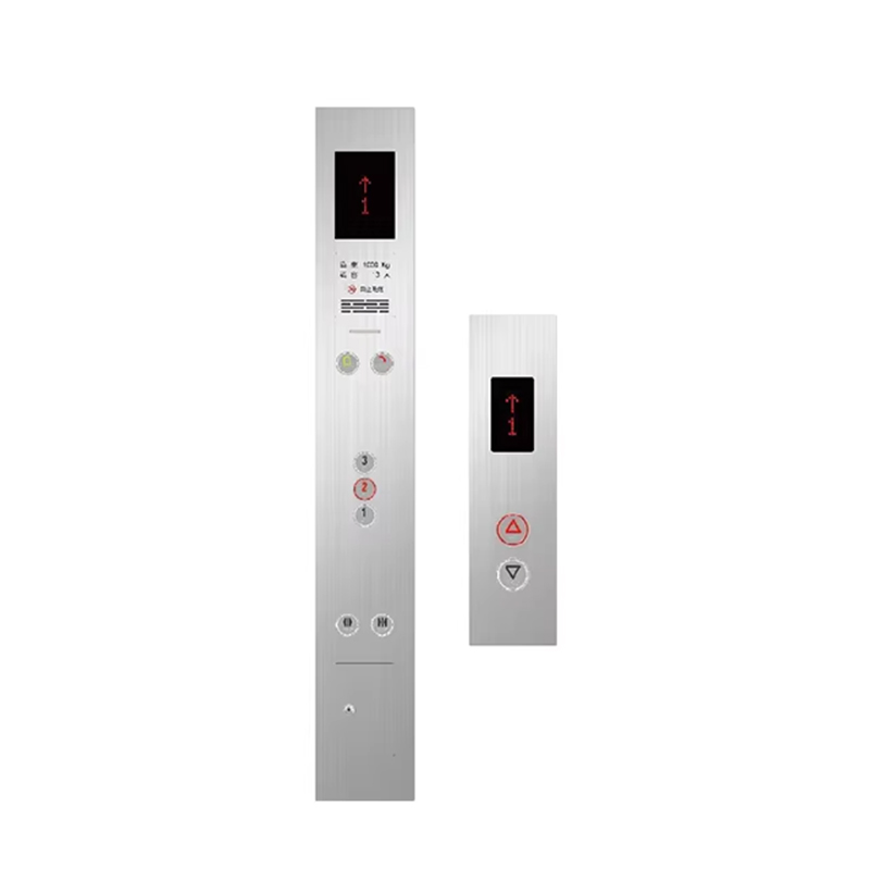 VTSP345 Harga Pabrik Panel Pintu Lift Stainless Steel Desain Modern dengan Tombol Lift Terpasang di Dinding COP LOP