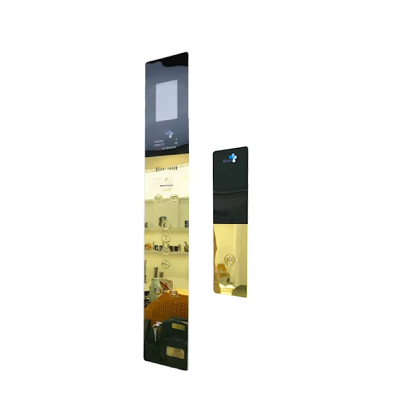 VTSP345 Harga Pabrik Panel Pintu Lift Stainless Steel Desain Modern dengan Tombol Lift Terpasang di Dinding COP LOP