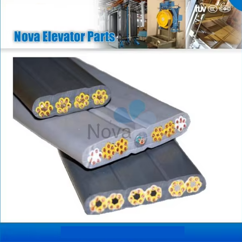 Kabel Kontrol Lift VTSP365 Dengan Kabel Bepergian Lift TVVBG PVC dan Karet