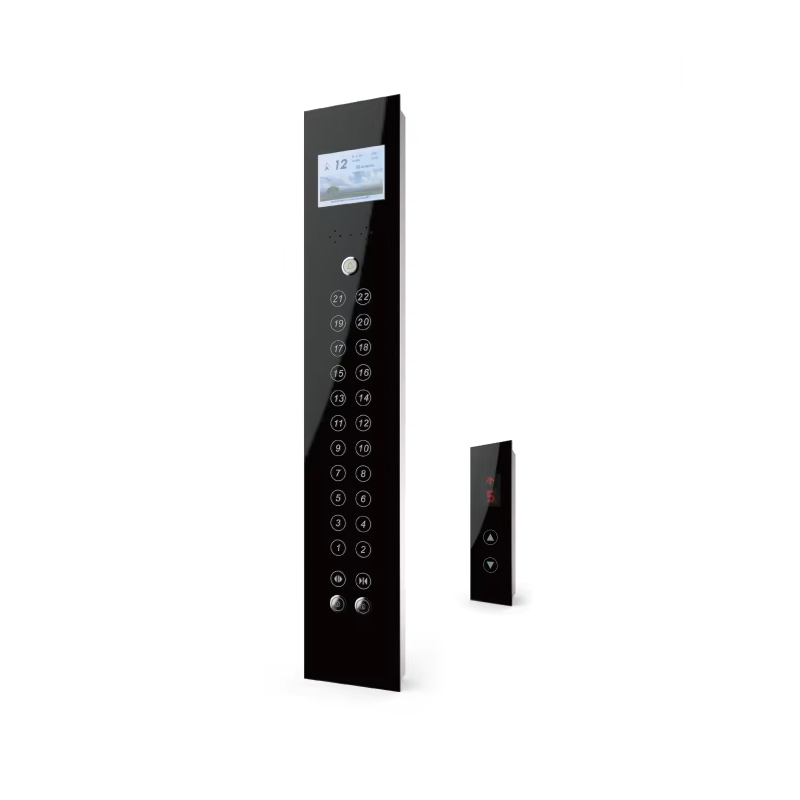 VTSP 385 Segmen Tampilan Matriks DOT Layar Tampilan Indikator Lift Baja Tahan Karat Modern Bagian COP LOP Bersertifikat ISO9001