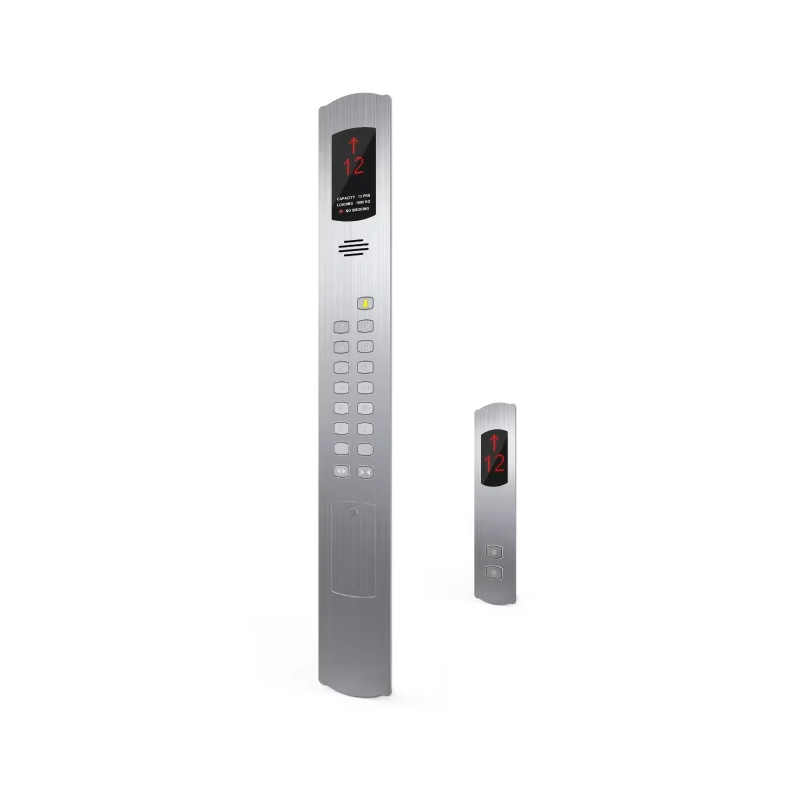 VTSP 385 Segmen Tampilan Matriks DOT Layar Tampilan Indikator Lift Baja Tahan Karat Modern Bagian COP LOP Bersertifikat ISO9001