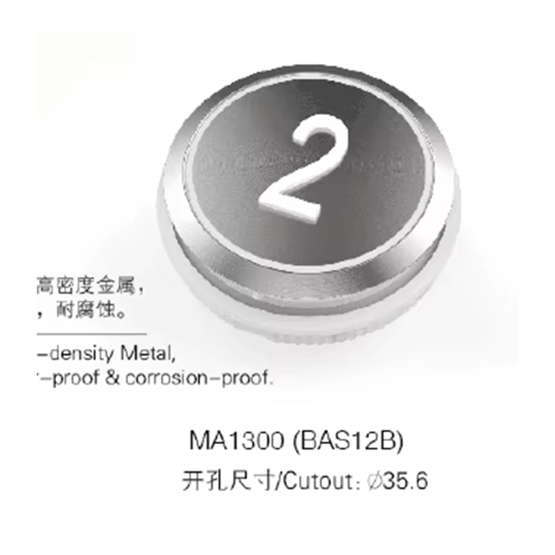 VTSP359 China Hot Jual BST Lift Reset 22mm Hitam Push LED Stainless Steel Tahan Air ISO9001 Bersertifikat Model Garansi 1 Tahun